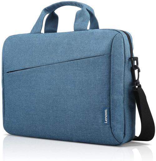 Geanta laptop Lenovo Casual Toploader T210, 15.6", Blue, rezistent la apa, compartiment accesorii, compartiment laptop captusit, Material: Textil, Dimensiuni externe: 362 x 22 x 250 mm, Greutate: 465g