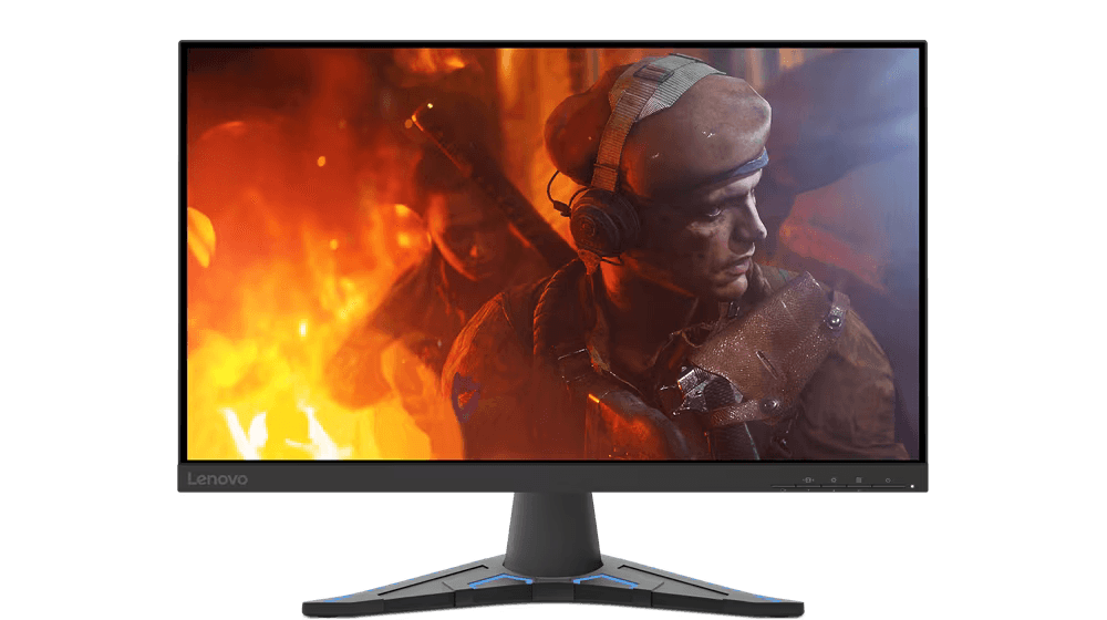 Monitor Gaming LED IPS Lenovo 23.8", QHD, Display Port, 100Hz, FreeSync, Raven Black, G24qe-20