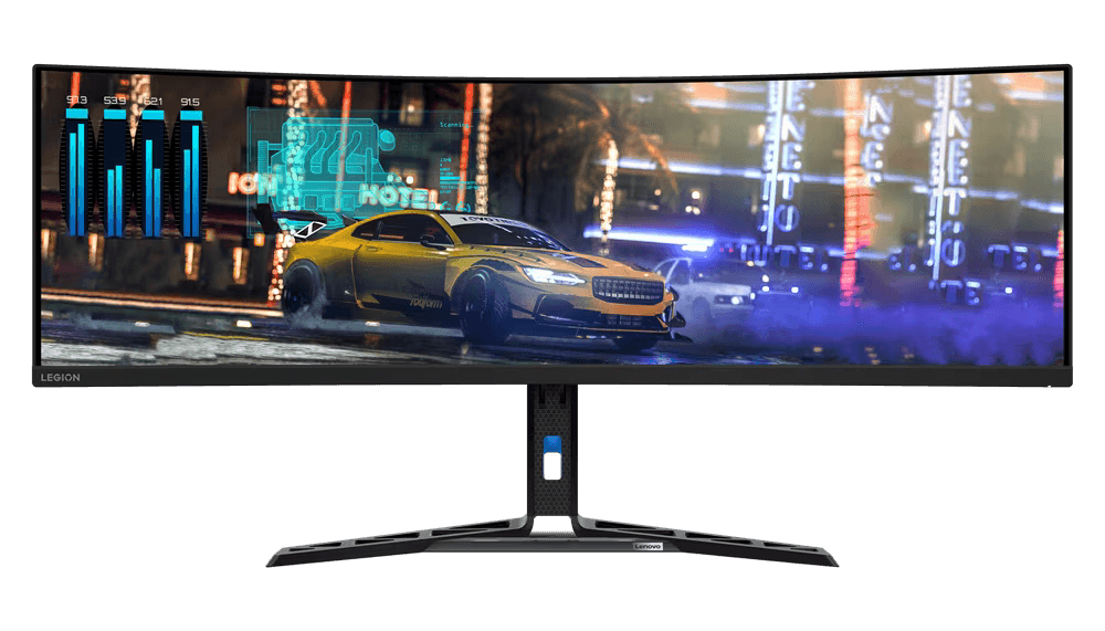 Monitor Gaming Lenovo Legion R45w-30, 44.5", 5120x1440, 165Hz , pivot, 2x HDMI® 2.1, 1x DP 1.4, 1x USB-C, AMD FreeSync™ Premium Pro