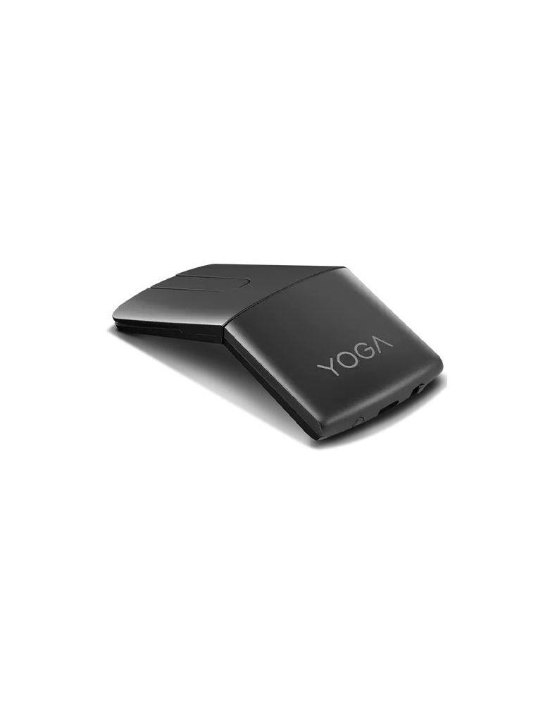 Mouse wireless Lenovo Yoga cu presenter laser, Negru, Rezolutie (dpi) 1600 dpi, Butoane/rotite: 4, Interfata mouse: Bluetooth, Wireless, Tehnologie: Laser fara fir, Senzor Optic, Interfata receiver: USB, Greutate: 60g