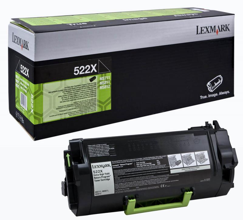 Toner Lexmark 52D2X00, black, 45 k, MS811dn , MS811dtn , MS811n ,MS812de , MS812dn , MS812dtn