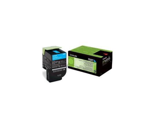 Toner Lexmark 70C20CE, cyan, 1 k, CS510DE, CS410DN, CS310DN,CS310N, CS410N, CS410DTN, CS510DTE