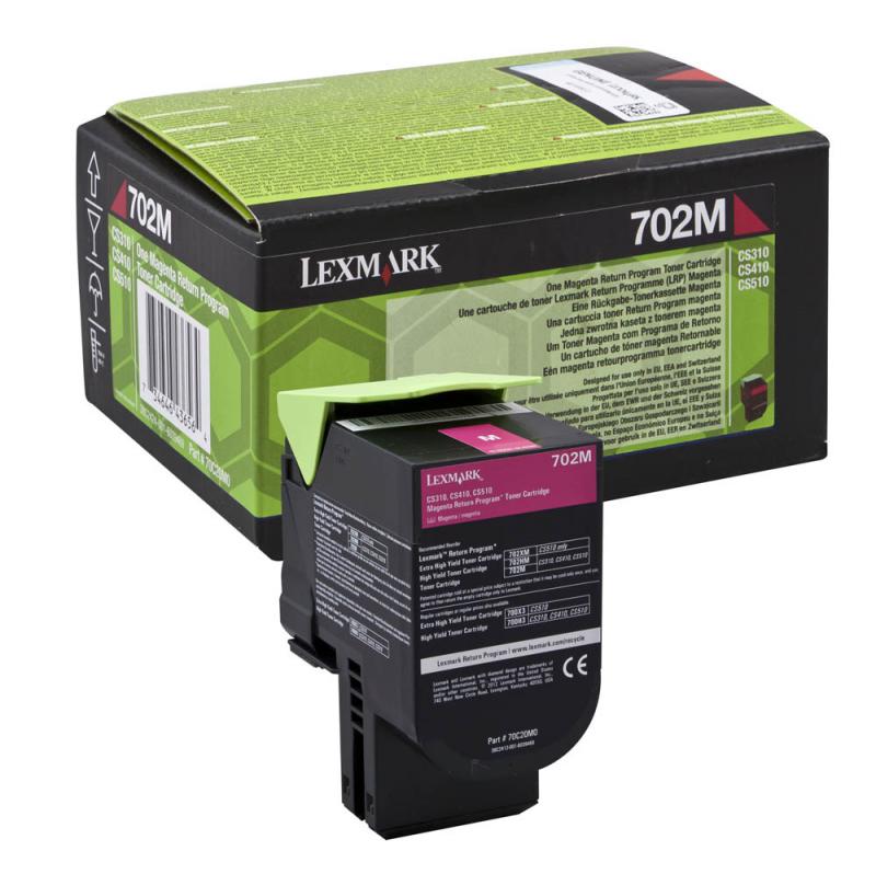 Toner Lexmark 70C20M0, magenta, 1 k, CS310dn , CS310n , CS410dn ,CS410dtn , CS410n , CS510de , CS510dte