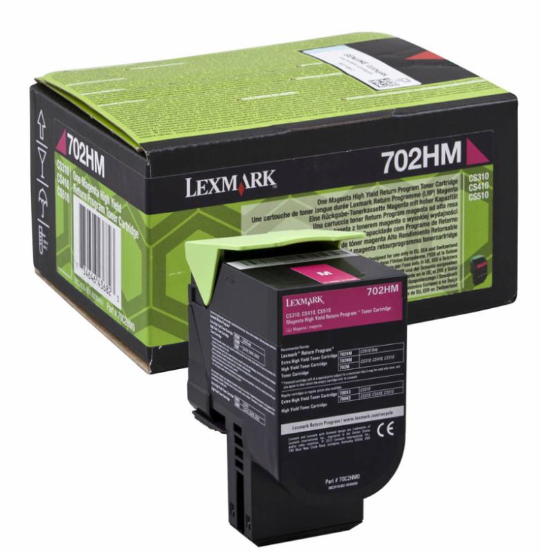 Toner Lexmark 70C2HM0, magenta, 3 k, CS310dn , CS310n , CS410dn ,CS410dtn , CS410n , CS510de , CS510dte