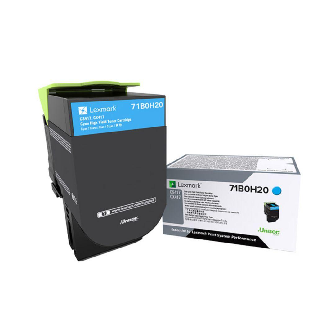 Toner Lexmark 71B0H20, cyan ,3.5k, pentru CX417DE,CS417DN