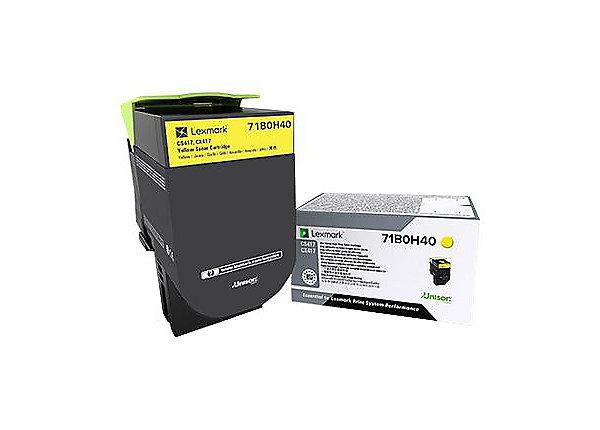 Toner Lexmark 71B0H40, yellow ,3.5k, pentru CX417DE,CS417DN