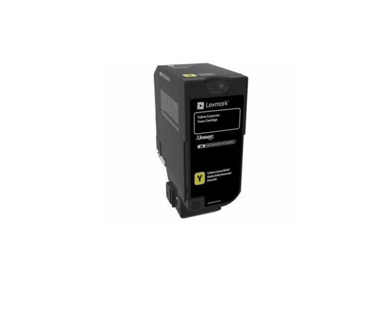 Toner Lexmark 74C20YE yellow, 3k ,compatibil cu CX725de,CX725dhe, CX725dthe, CS725de, CS720de, CS720dte, CS725dte