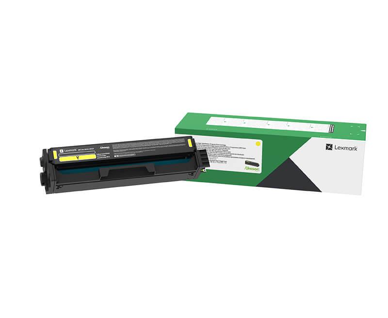 Toner Lexmark C3220Y0 yellow return program ,capacitate 1.5 kpagini, compatibilitate MC3224adwe, MC3326adwe, C3224dw, MC3224dwe,C3326dw.