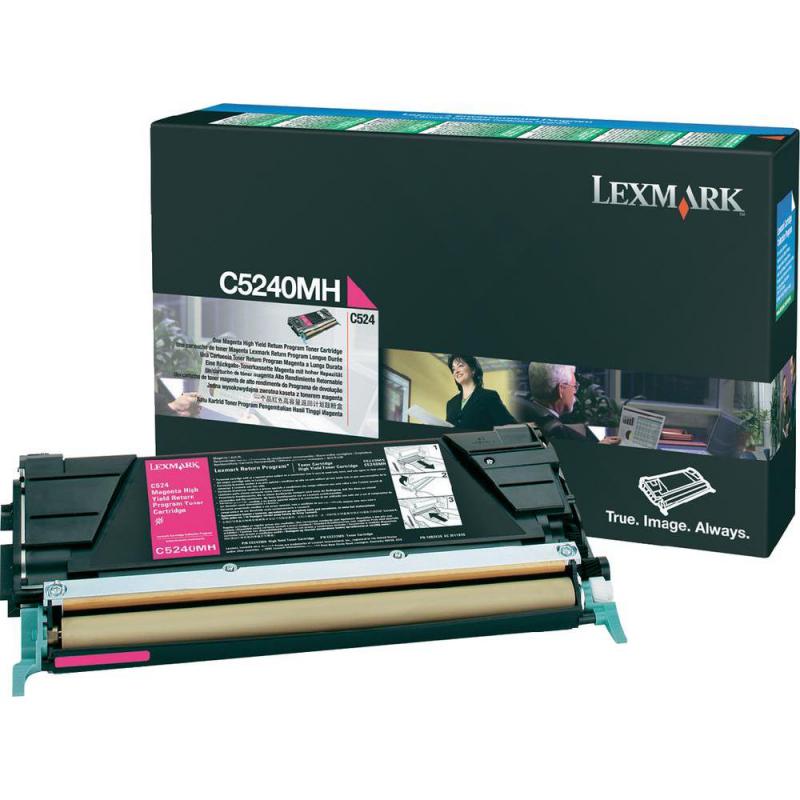 Toner Lexmark C5240MH, magenta, 5 k, C524 , C524dn , C524dtn ,C524n , C532dn , C532n , C534dn , C534dtn , C534n