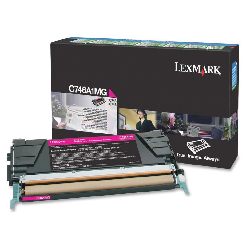 Toner Lexmark C746A1MG, magenta, 7 k, C746dn , C746dtn , C746n ,C748de , C748dte , C748e