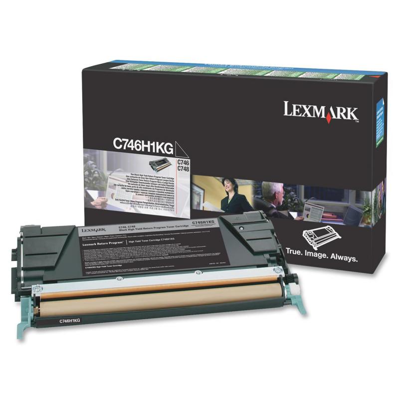 Toner Lexmark C746H1KG, black, 12 k, C746dn , C746dtn , C746n ,C748de , C748dte , C748e