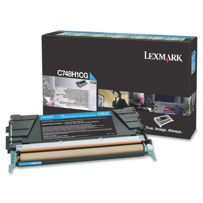 Toner Lexmark C748H1CG, Cyan, 10 k, C748de , C748dte , C748e.