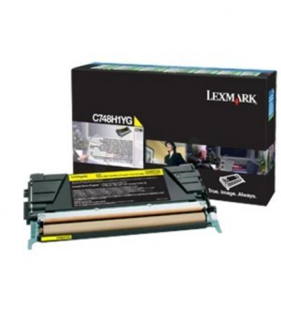 Toner Lexmark C748H3YG, yellow, 10 k, C748de , C748dte , C748e