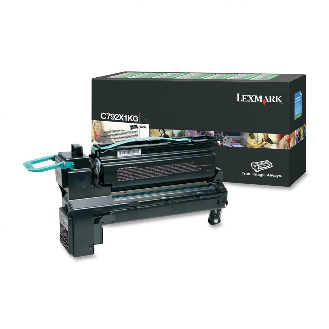 Toner Lexmark C792X1KG, black, 20 k, C792de , C792de Gov HV ,C792de Gov LV , C792dhe , C792dhe Gov LV , C792dte , C792e