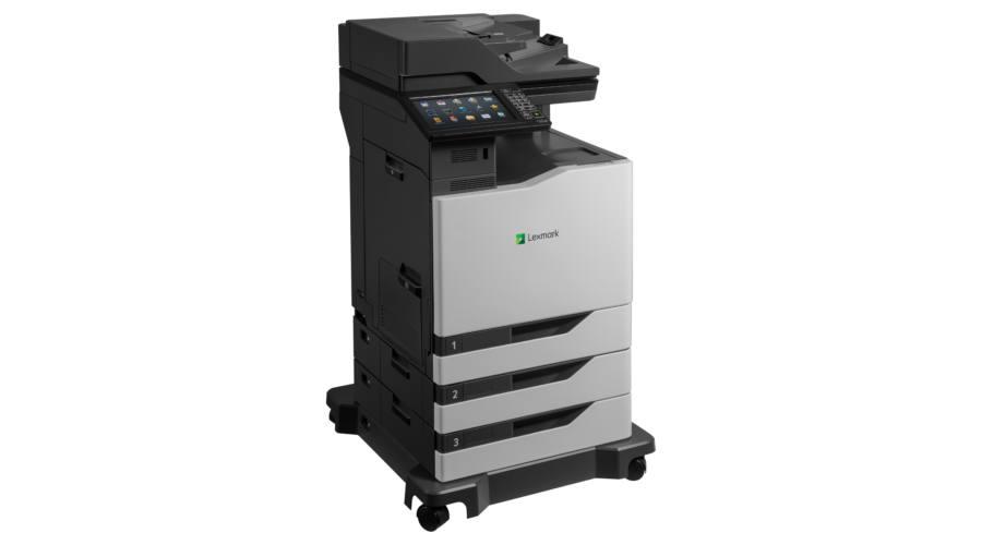 Multifunctional laser color Lexmark CX860dte, Dimensiune: A4, Imprimare color/ Copiere color/ Fax color/ Scanare color/ Scanare retea color, Viteza mono/color:60 ppm/ 60 ppm , Rezolutie:1200x1200 dpiProcesor:1.6 GHz , Memorie standard/maxim: 2048 MB/ 4096 MB , Limbaje de printare: Emulare PCL5c, PCL