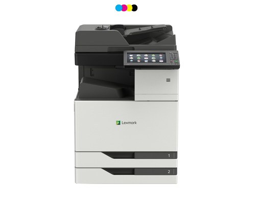 Multifunctional laser color Lexmark CX920de, Imprimare/Copiere/Scanare/Fax, A3, Grup de lucru mare,Ecran tactil color Lexmark din clasa e-Task de 10 inchi (25 cm),Tavă de ieşire de 250 de coli, Unitate duplex integrată, Alimentator multifuncţional de 150 de coli, 2 tavă integrat de 500 coli,Porturi