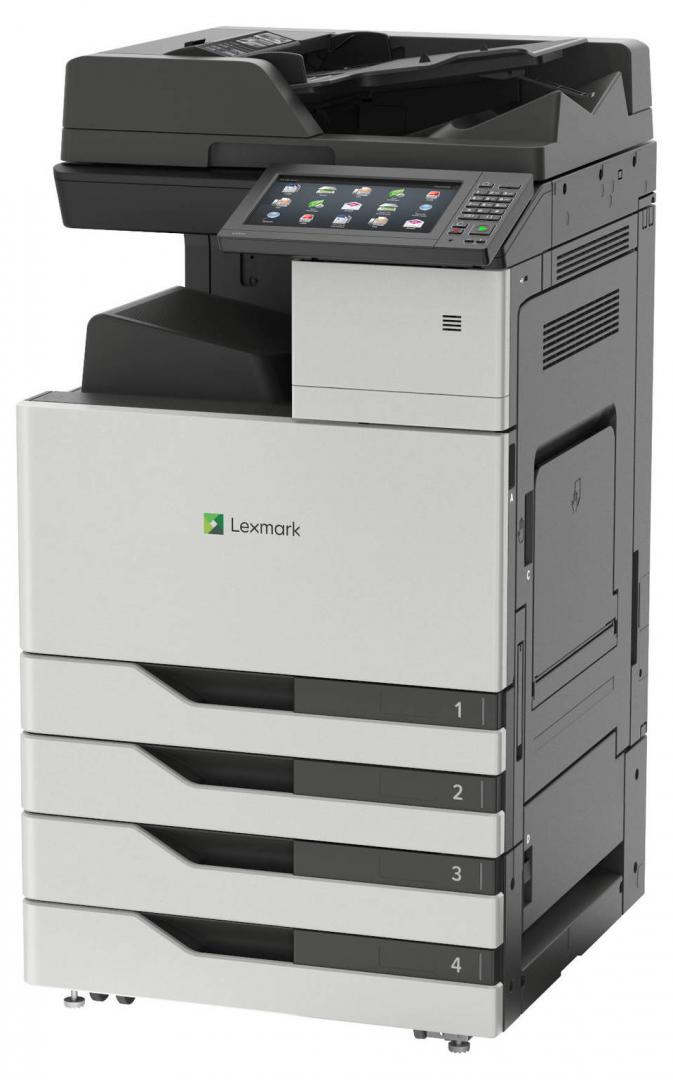 Multifunctional laser color LexmarkCX924dte, Dimensiune: A3, Imprimare color/ Copiere color/ Fax color/ Scanare color/ Scanare retea color, Viteza mono/color:65 ppm/ 65 ppm , Rezolutie:1200x1200 dpiProcesor:1.2 GHz , Memorie standard/maxim: 2048 MB/ 4096 MB , Limbaje de printare: Emulare PCL5c, PCL