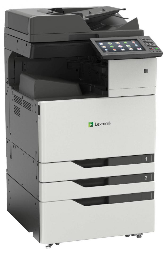 Multifunctional laser color Lexmark CX924dxe, Dimensiune: A3, Imprimare color/ Copiere color/ Fax color/ Scanare color/ Scanare retea color, Viteza mono/color: 65 ppm/ 65 ppm , Rezolutie:1200x1200 dpiProcesor:1.2 GHz , Memorie standard/maxim: 2048 MB/ 4096 MB , Limbaje de printare: Emulare PCL5c