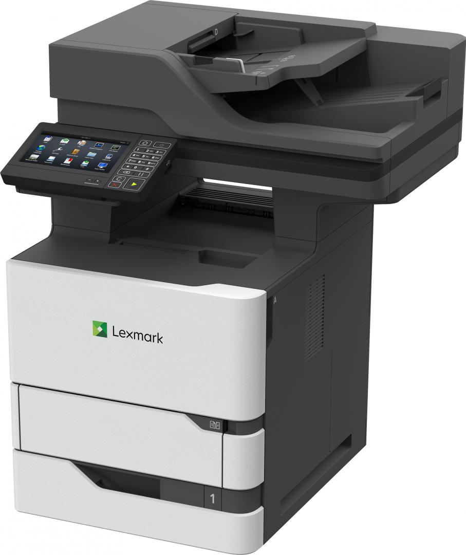 Multifunctional laser mono Lexmark MX721ade, Dimensiune: A4, Imprimare/ Copiere/ Scanare color / Scanare in retea/ Fax ,Viteza:61 ppm , Rezolutie:1200x1200 dpiProcesor:1.2 GHz , Memorie standard/maxim: 2000 MB/ 6000 MB , Limbaje de printare: PCL 5e Emulation, PCL 6 Emulation, Microsoft XPS (XML