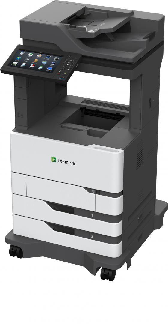 Multifunctional laser mono Lexmark MX826ade, Dimensiune: A4, Imprimare/ Copiere/ Scanare color / Scanare in retea/ Fax, Viteza:66 ppm , Rezolutie:1200x1200 dpiProcesor:1.2 GHz , Memorie standard/maxim: 2000 MB/ 6000 MB , Limbaje de printare: PCL 5e Emulation, PCL 6 Emulation, Microsoft XPS (XML