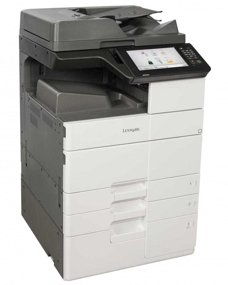 Multifunctional laser mono Lexmark MX910dxe, Dimensiune: A3, Imprimare/ Copiere/ Scanare color / Scanare in retea/ Fax, Viteza:45 ppm, Rezolutie:1200x1200 dpiProcesor:800 MHz , Memorie standard/maxim: 1024 MB/ 3072 MB , Limbaje de printare: PCL 5e Emulation, PCL 6 Emulation, Microsoft XPS (XML Paper