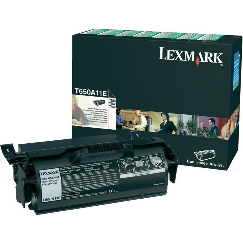 Toner Lexmark T650A11E, black, 7 k, T650dn , T650dtn , T650n ,T652dn , T652dtn , T652n , T654dn , T654dtn , T654n , T656dne