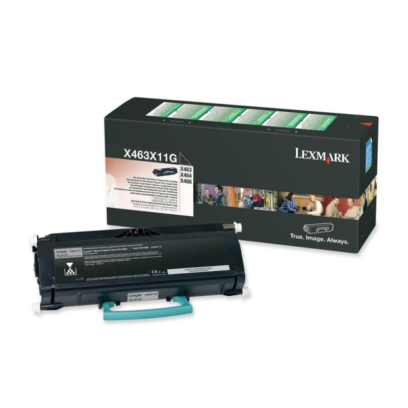 Toner Lexmark X463X11G, black, 15 k, X463de , X464de , X466de,X466dte , X466dwe