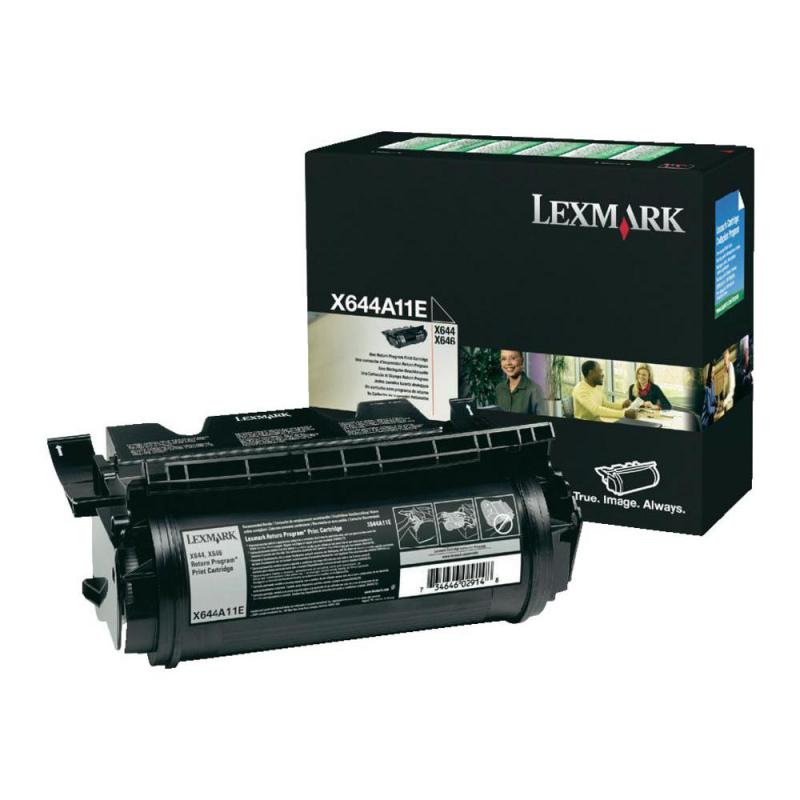 Toner Lexmark X644A11E, black, 10 k, X642e , X644e , X644e withNo Modem , X646dte , X646dte with No Modem , X646e , X646ef