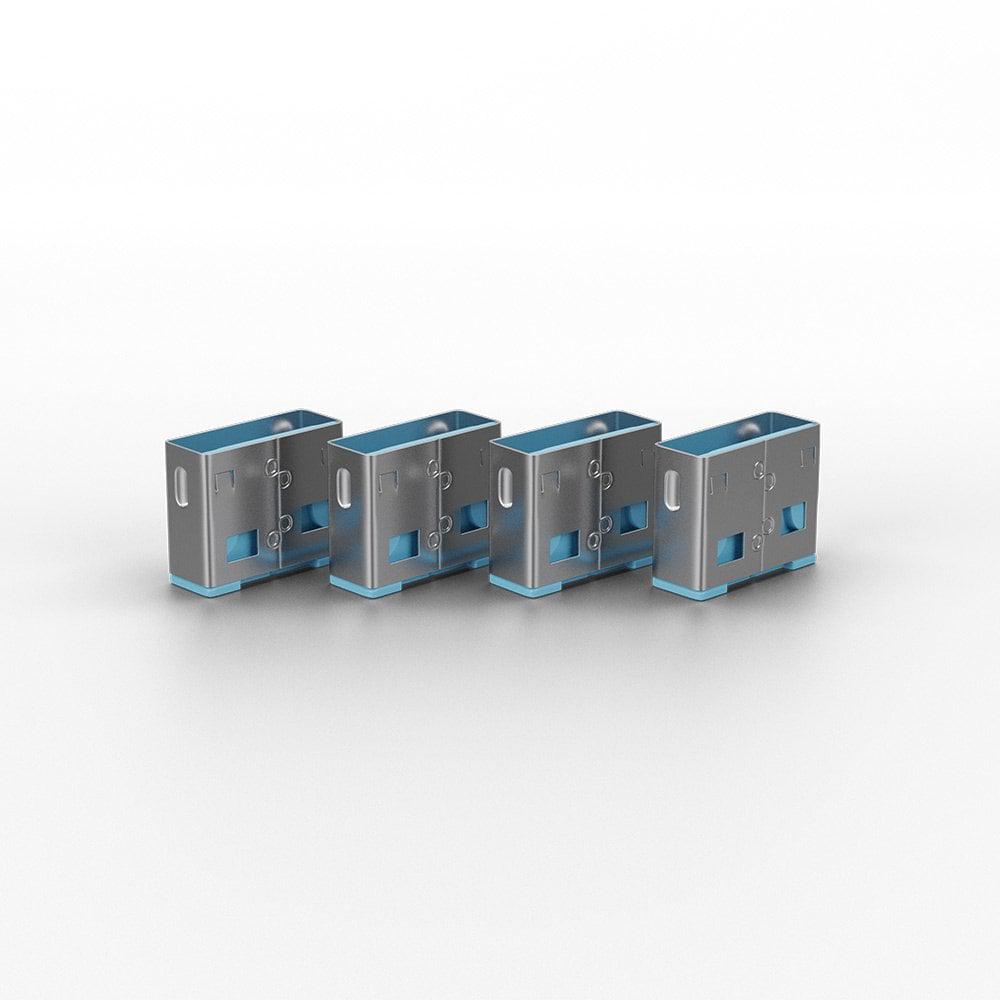 Adaptor Lindy LY-40452, USB Port Locks 4x, blue