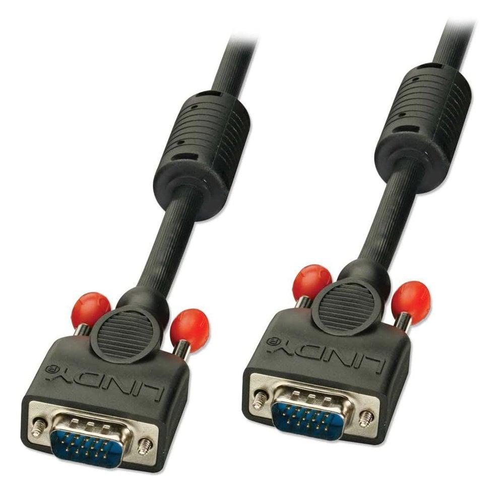 Cablu Lindy LY-36377, VGA M/M, 10m, black