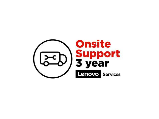 Lenovo extensie garantie 3Y Onsite upgrade from 1Y Onsite