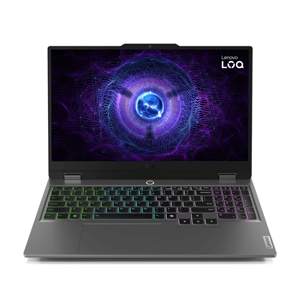 Laptop Lenovo Gaming LOQ 15IAX9I, 15.6" FHD (1920x1080) IPS 300nits Anti-glare, 100% sRGB, 144Hz, Intel® Core™ i5-12450HX, 8C (4P + 4E) / 12T, P-core up to 4.4GHz, E-core up to 3.1GHz, 12MB, video Intel® Arc™ A530M 4GB GDDR6, RAM 1x 12GB SO-DIMM DDR5-4800, Two DDR5 SO-DIMM slots, dual-channel