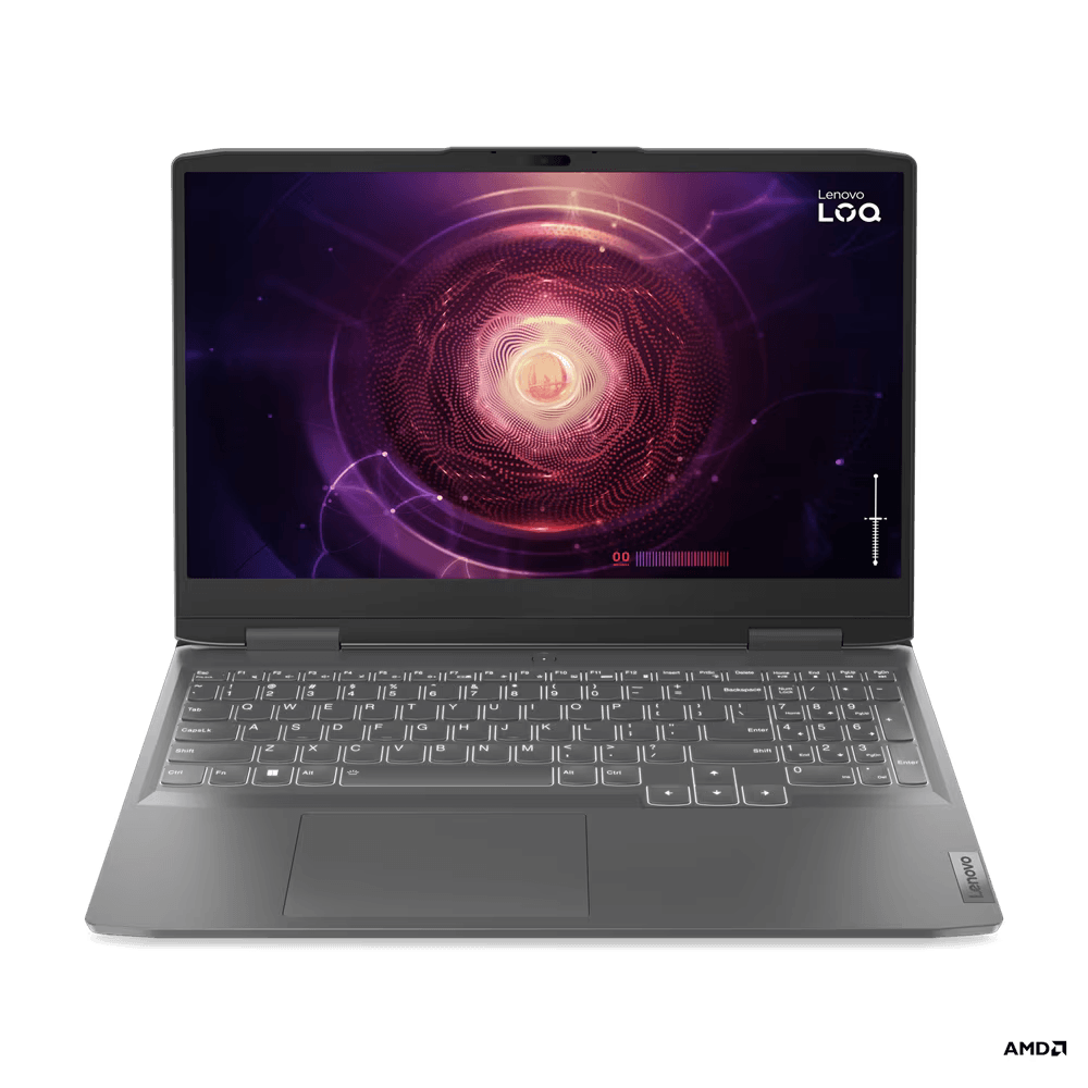 Laptop Lenovo Gaming LOQ 15APH8, 15.6" FHD (1920x1080) IPS 350nits Anti-glare, 45% NTSC, 144Hz, G-SYNC®, FreeSync™, AMD Ryzen™ 7 7840HS (8C / 16T, 3.8 / 5.1GHz, 8MB L2 / 16MB L3), video NVIDIA® GeForce RTX™ 4060 8GB GDDR6, Boost Clock 2370MHz, TGP 115W, RAM 2x 8GB SO-DIMM DDR5-5600, Two DDR5 SO-DIMM