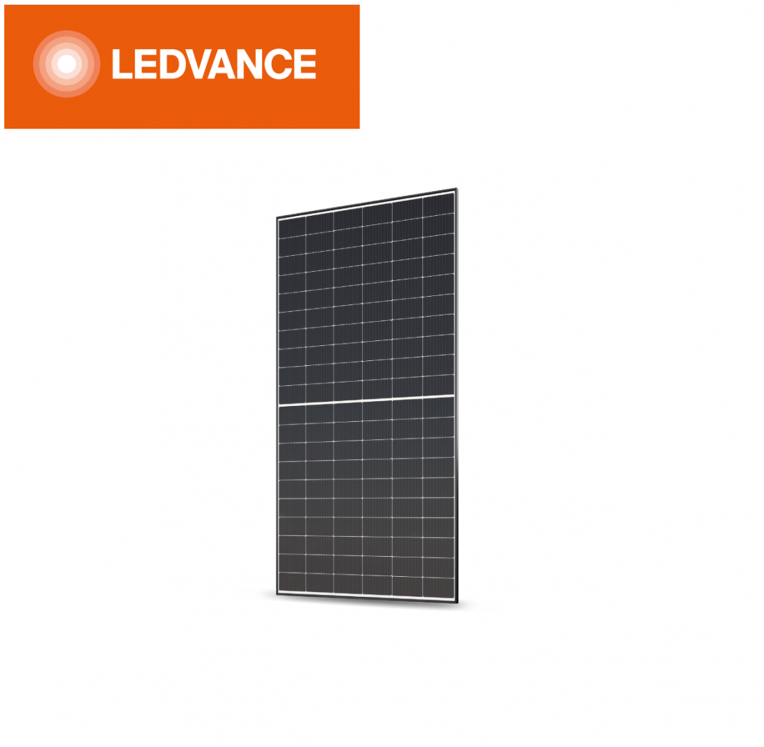 Panou Solar Fotovoltaic Monocristalin PERC Ledvance 460W, Black Frame, max. 1500V, lungime cablu 1200mm, conector MC4, 1909x1134x30mm, IP68, 120 celule [2X(10X6)]