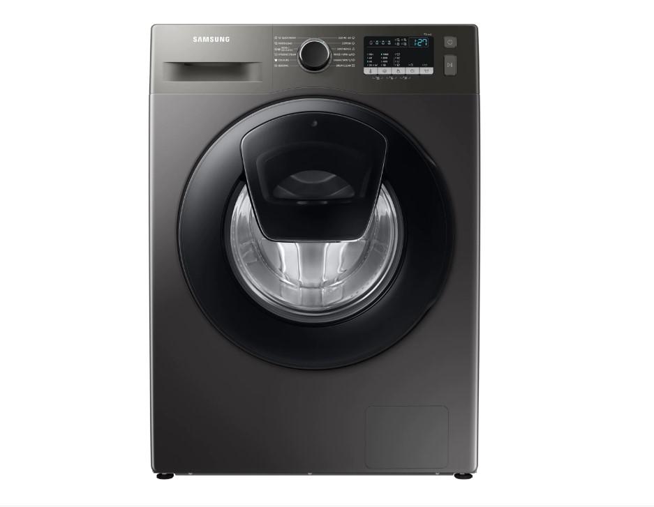 Masina de spalat rufe Samsung WW80T4540AX/LE, 8 kg, 1400 RPM, Clasa D, Add Wash, Steam, Drum Clean, Smart Check, Motor Digital Inverter, Inox