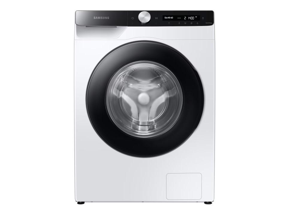 Masina de spalat rufe Samsung WW80T504DAEAS7, 8 kg, 1400 rpm, Clasa A, AI Control, Steam, Eco Bubble, Drum Clean, Motor Digital Inverter, Wifi, AI Energy, Smart Control, Alb