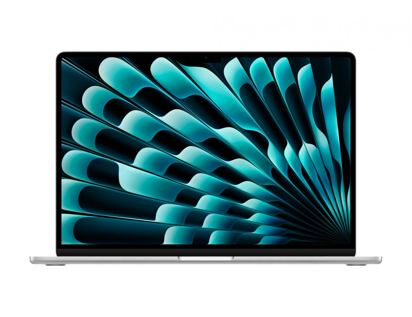 MacBook Air 15.3" Retina/ Apple M2 (CPU 8- core, GPU 10- core, Neural Engine 16- core)/8GB/256GB (35W Dual USB‑C Port) - Silver - US KB (2023) - (US power adapter with included US-to-EU adapter)