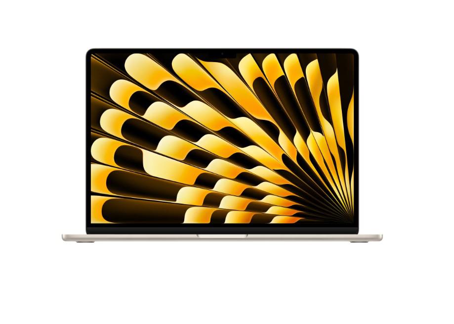 MacBook Air 15.3" Retina/ Apple M2 (CPU 8- core, GPU 10- core, Neural Engine 16- core)/16GB/512GB (35W Dual USB‑C Port) - Starlight - INT KB (2023)