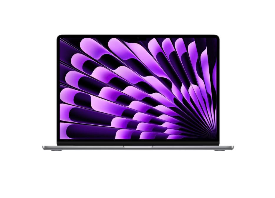 MacBook Air 15.3" Retina/ Apple M2 (CPU 8- core, GPU 10- core, Neural Engine 16- core)/8GB/256GB (35W Dual USB‑C Port) - Space Grey - INT KB (2023)