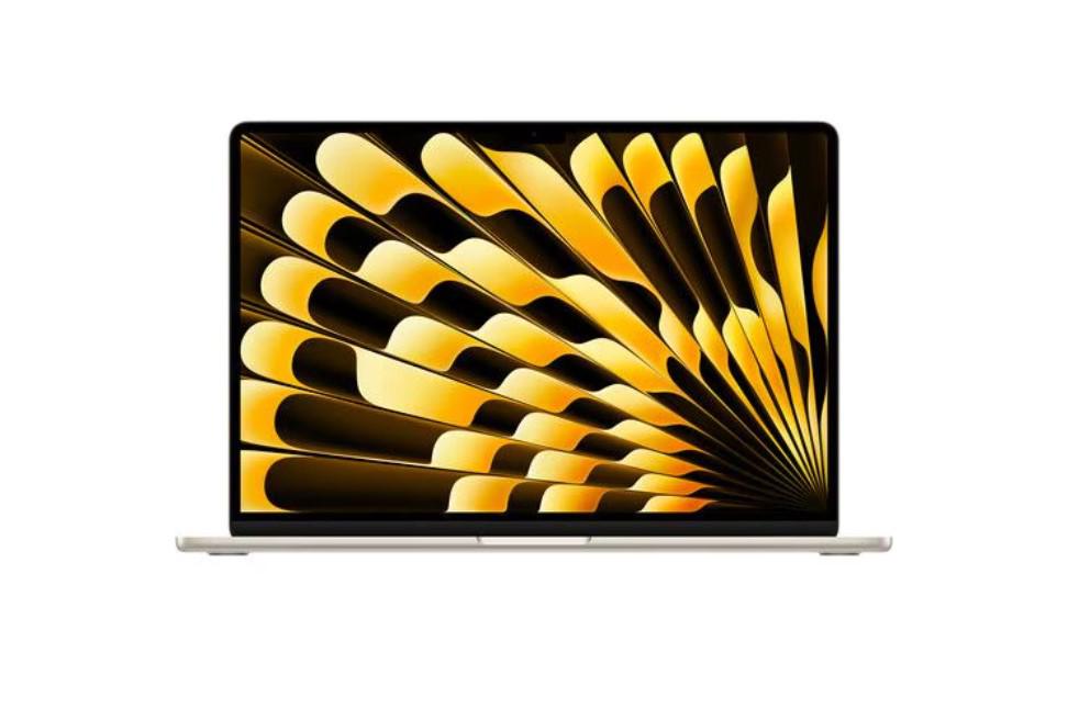 MacBook Air 15.3" Retina/Apple M3 (CPU 8- core, GPU 10- core, Neural Engine 16- core)/8GB/256GB - Starlight - INT KB (2024)