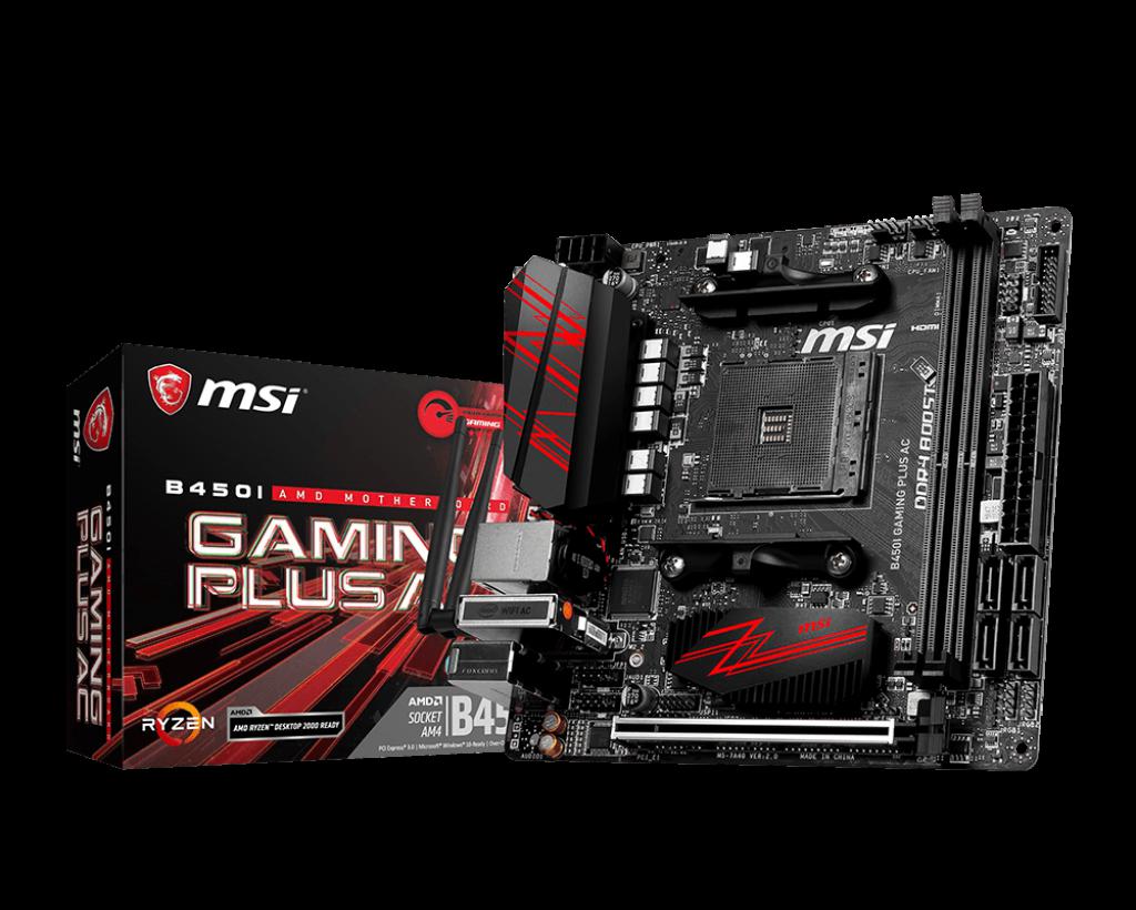 Placa de baza MSI B450I GAMING PLUS AC, Socket AM4