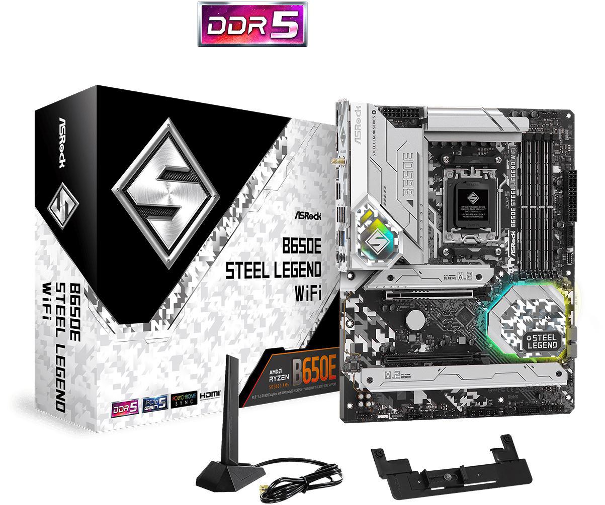 Placa de baza AsRock B650E Steel Legend WiFi AM5