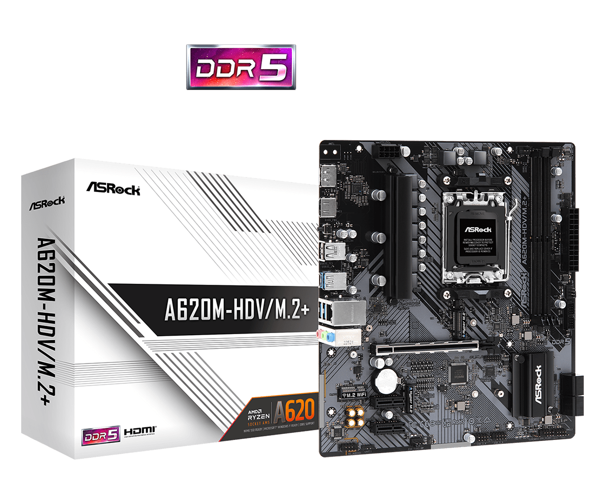 Placa de baza AsRock A620M-HDV/M.2 AM5