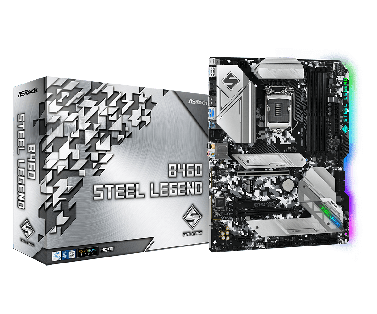 Placa de baza ASRock B460 STEEL LEGEND, Socket 1200