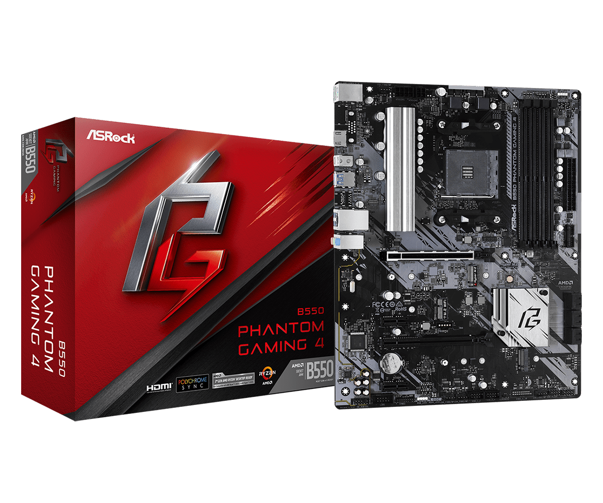 Placa de baza AsRock B550 Phantom Gaming 4 AM4