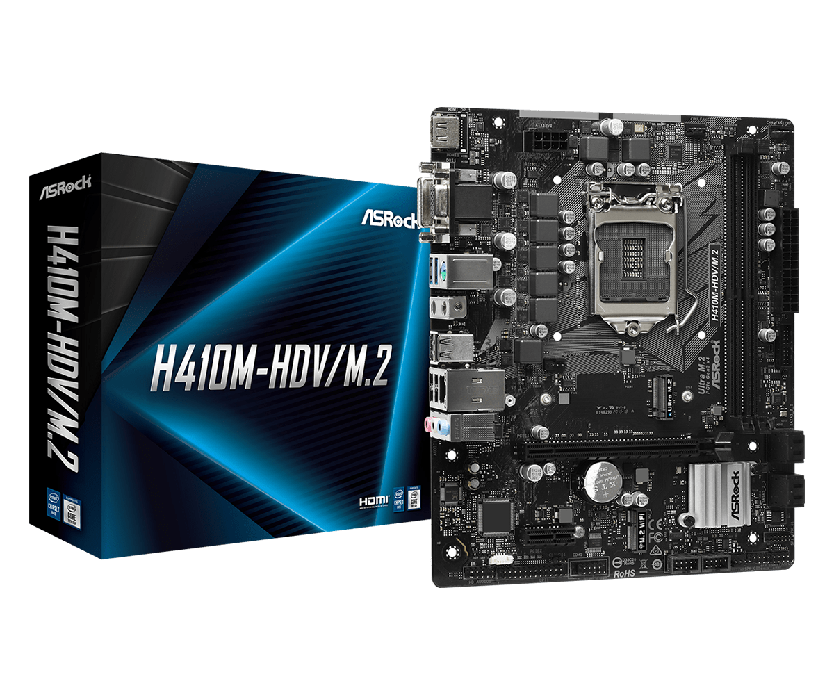 Placa de baza Asrock H410M-HDV/M.2, socket 1200