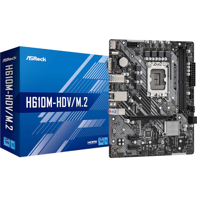 Placa de baza Asrock H610M-HDV/M.2 D4, LGA 1700