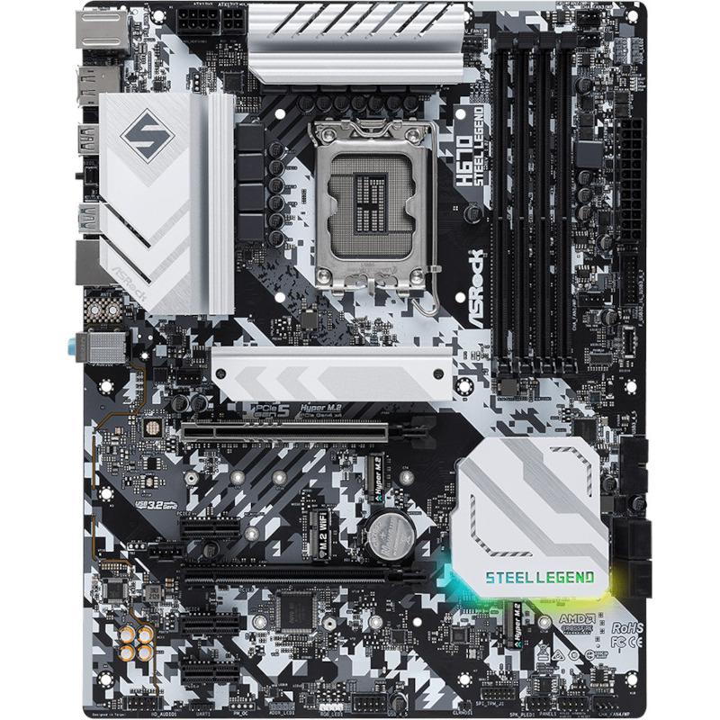 Placa de baza Asrock H670 STEEL LEGEND D4, LGA 1700