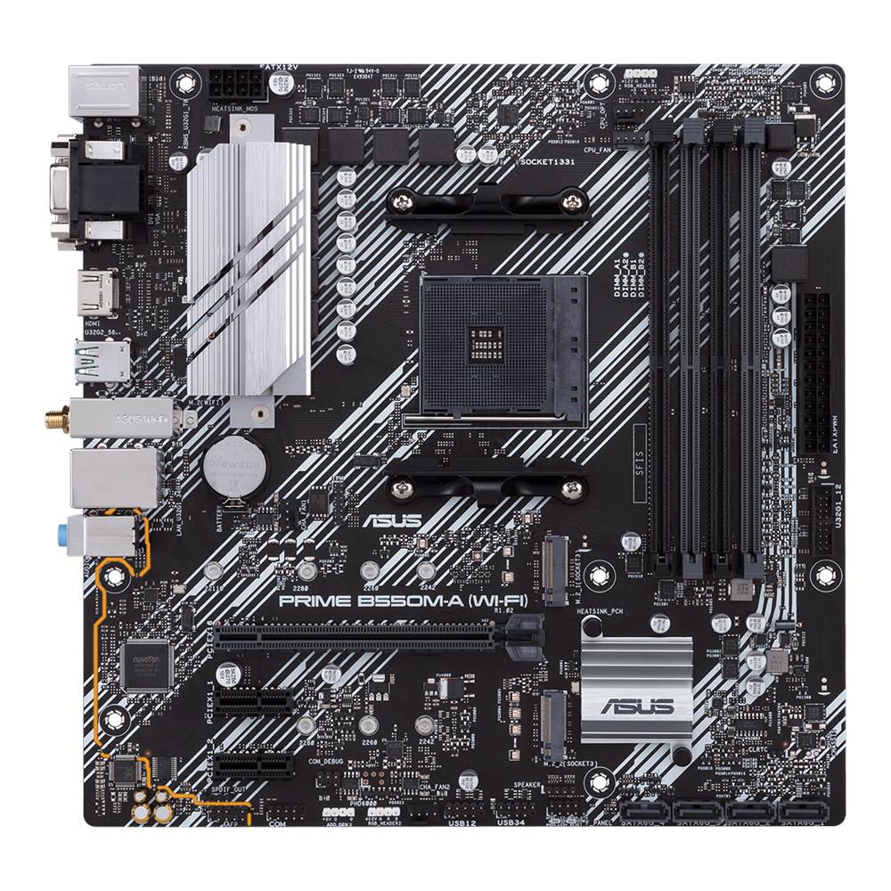 Placa de baza ASUS PRIME B550M-A (WI-FI), Socket AM4