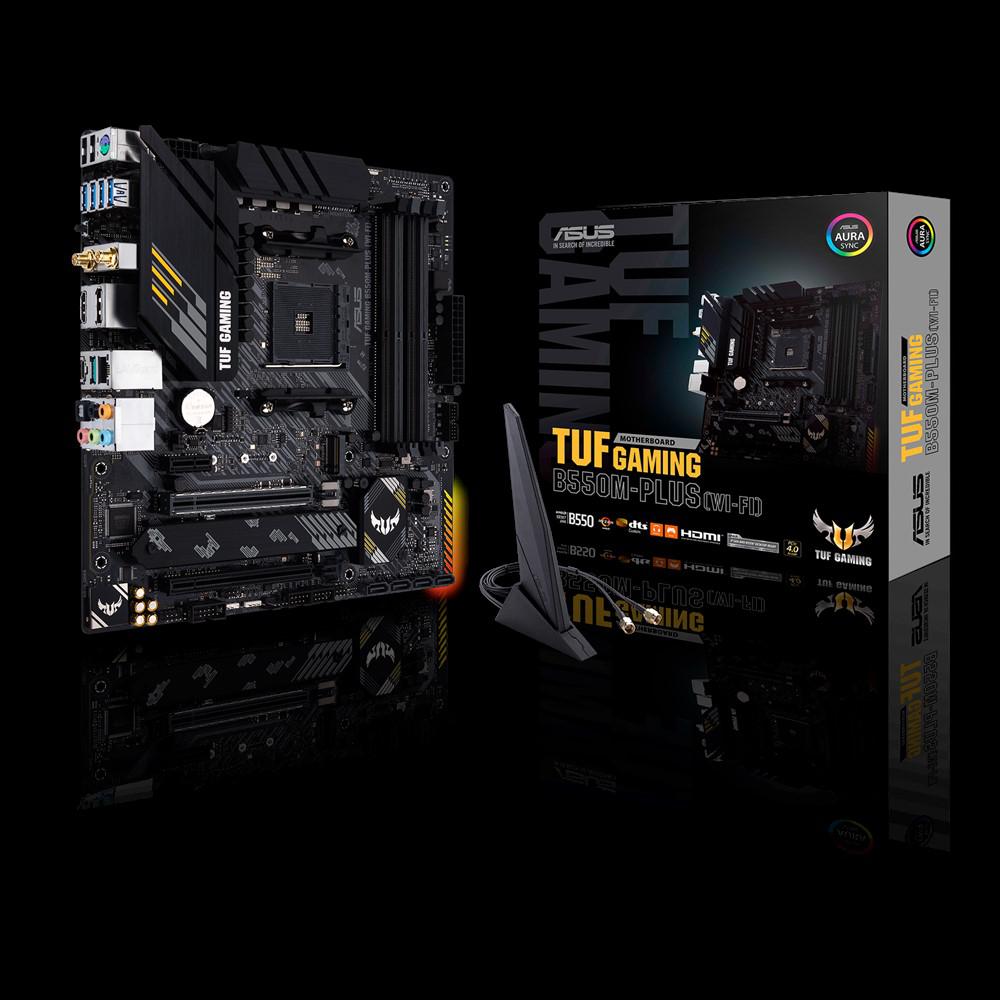 Placa de baza ASUS TUF GAMING B550M-PLUS (WI-FI), Socket AM4